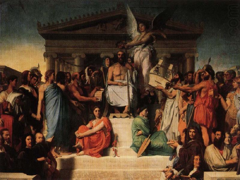 Apotheosis of Homer, Jean-Auguste Dominique Ingres